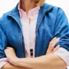 Tommy Jeans Chambray-jacka med dragkedja Tommy Jeans Chambray-jacka med dragkedja