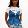 Tommy Jeans Chambray-linne Tommy Jeans Chambray-linne