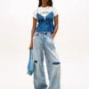 Tommy Jeans Chambray-linne Tommy Jeans Chambray-linne