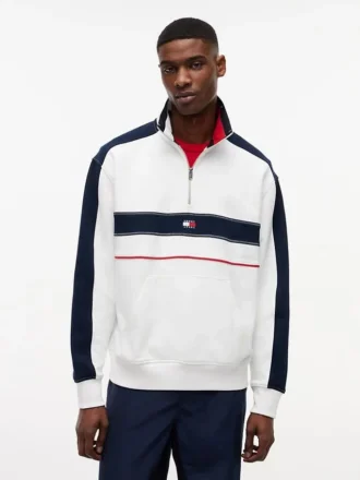 Tommy Jeans Colorblock Quarter-Zip