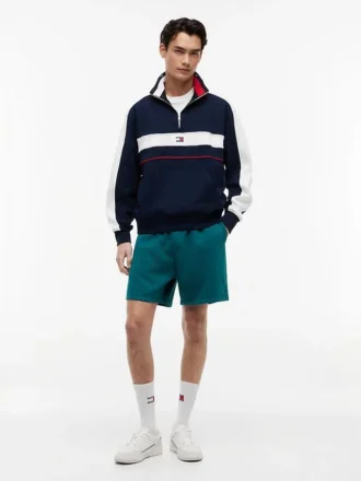 Tommy Jeans Colorblock Quarter-Zip
