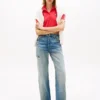Tommy Jeans Cropped Boxy Fit Polo