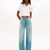 Tommy Jeans Cropped Boxy Fit Polo