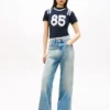 Tommy Jeans högmidjade jeans med vida ben