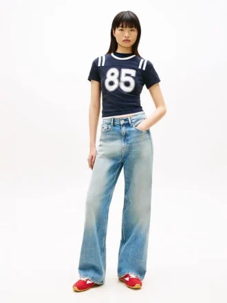 Tommy Jeans högmidjade jeans med vida ben