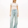 Tommy Jeans högmidjade jeans med vida ben