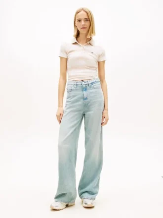 Tommy Jeans högmidjade jeans med vida ben