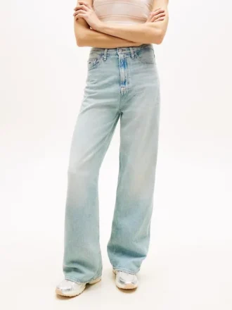 Tommy Jeans högmidjade jeans med vida ben