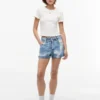 Tommy Jeans jeansshorts med uppvikt kant