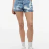 Tommy Jeans jeansshorts med uppvikt kant