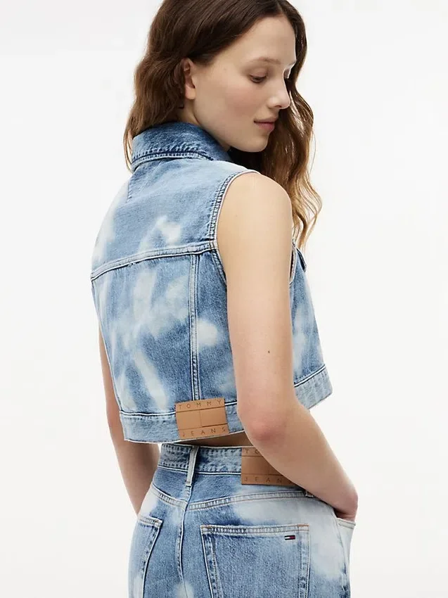 Tommy Jeans kort denimväst Tommy Jeans kort denimväst