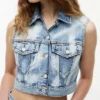 Tommy Jeans kort denimväst Tommy Jeans kort denimväst