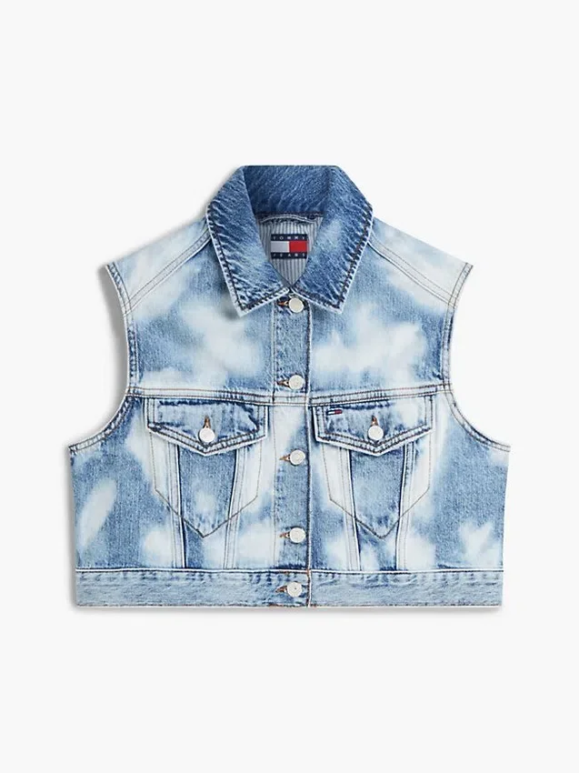 Tommy Jeans kort denimväst Tommy Jeans kort denimväst