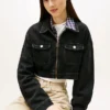 Tommy Jeans kort jeansjacka med dragkedja Tommy Jeans kort jeansjacka med dragkedja