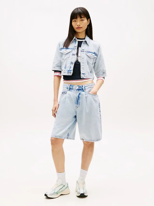 Tommy Jeans kortärmad jeansjacka Tommy Jeans kortärmad jeansjacka