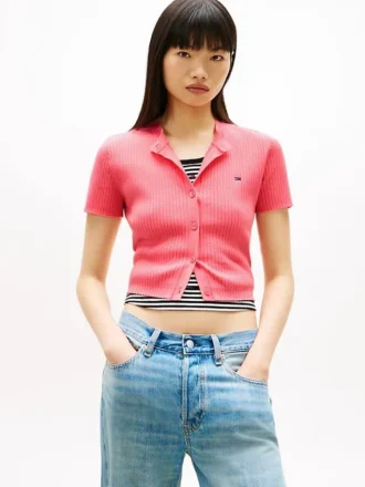Tommy Jeans kortärmad kofta