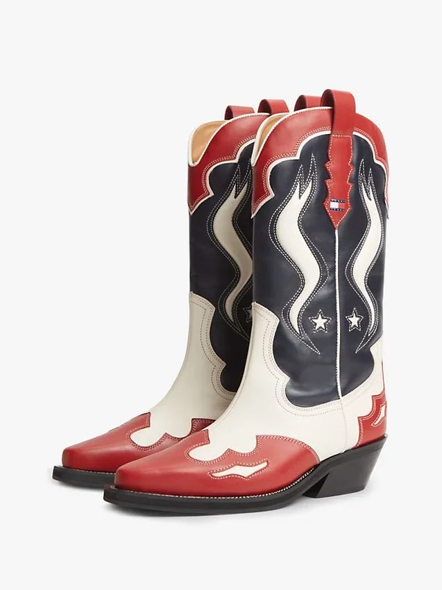 Tommy Jeans lädercowboystövlar Tommy Jeans lädercowboystövlar