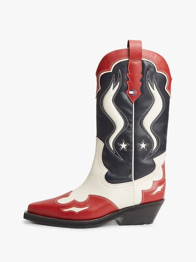 Tommy Jeans lädercowboystövlar Tommy Jeans lädercowboystövlar