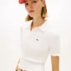Tommy Jeans Lettuce-Trim Sweater Polo Tommy Jeans Lettuce-Trim Sweater Polo