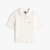 Tommy Jeans Lettuce-Trim Sweater Polo Tommy Jeans Lettuce-Trim Sweater Polo