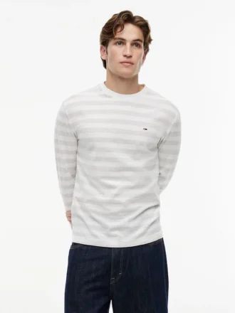 Tommy Jeans långärmad randig T-shirt
