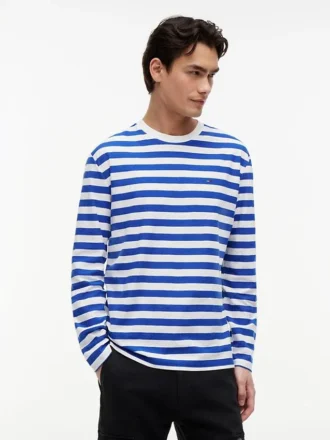 Tommy Jeans långärmad randig T-shirt