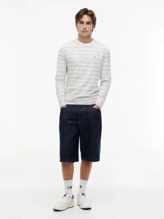 Tommy Jeans långärmad randig T-shirt