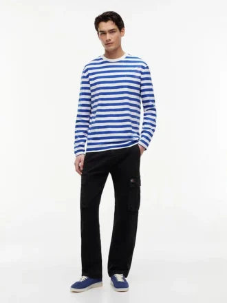 Tommy Jeans långärmad randig T-shirt