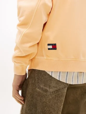 Tommy Jeans Logo Garment-Dyed Sweatshirt