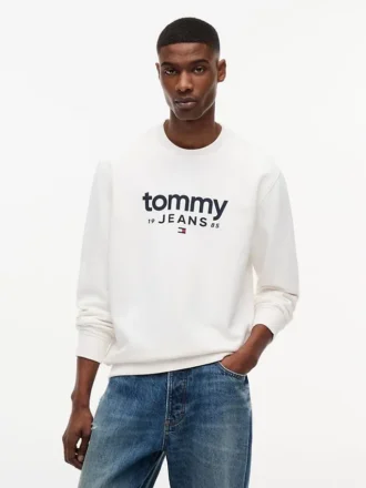 Tommy Jeans Logo Sueded Sweatshirt