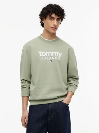 Tommy Jeans Logo Sueded Sweatshirt