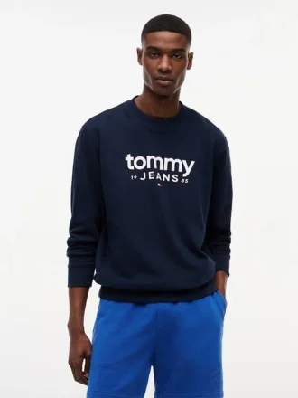 Tommy Jeans Logo Sueded Sweatshirt