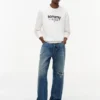 Tommy Jeans Logo Sueded Sweatshirt Tommy Jeans Logo Sueded Sweatshirt