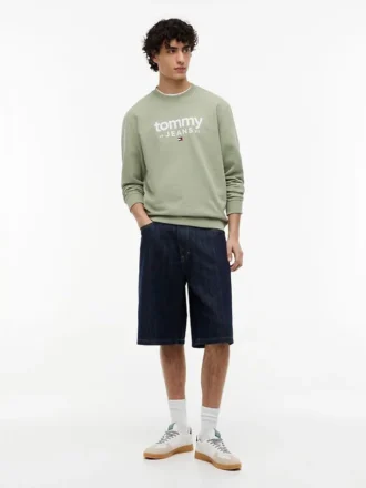 Tommy Jeans Logo Sueded Sweatshirt