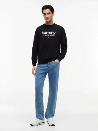 Tommy Jeans Logo Sueded Sweatshirt