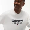 Tommy Jeans Logo Sueded Sweatshirt Tommy Jeans Logo Sueded Sweatshirt