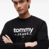 Tommy Jeans Logo Sueded Sweatshirt Tommy Jeans Logo Sueded Sweatshirt