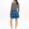 Tommy Jeans minikjol i chambray med volanger Tommy Jeans minikjol i chambray med volanger