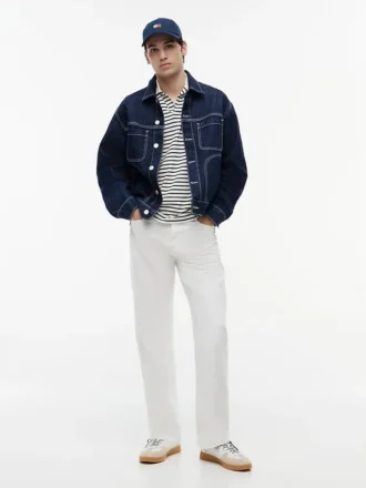 Tommy Jeans mörkblå denimranchjacka Tommy Jeans mörkblå denimranchjacka