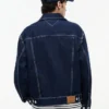 Tommy Jeans mörkblå denimranchjacka