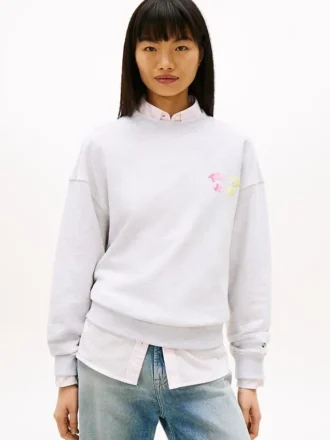 Tommy Jeans Puff Print Boxy Sweatshirt