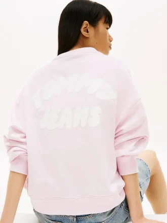 Tommy Jeans Puff Print Boxy Sweatshirt