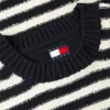 Tommy Jeans randig bouclé-tröja Tommy Jeans randig bouclé-tröja