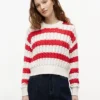 Tommy Jeans randig kabelstickad tröja Tommy Jeans randig kabelstickad tröja