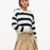 Tommy Jeans randig kabelstickad tröja Tommy Jeans randig kabelstickad tröja