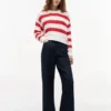 Tommy Jeans randig kabelstickad tröja Tommy Jeans randig kabelstickad tröja