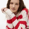 Tommy Jeans randig kabelstickad tröja Tommy Jeans randig kabelstickad tröja