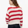 Tommy Jeans randig kabelstickad tröja Tommy Jeans randig kabelstickad tröja