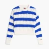 Tommy Jeans randig kabelstickad tröja Tommy Jeans randig kabelstickad tröja