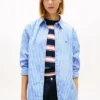 Tommy Jeans randig poplinskjorta Tommy Jeans randig poplinskjorta